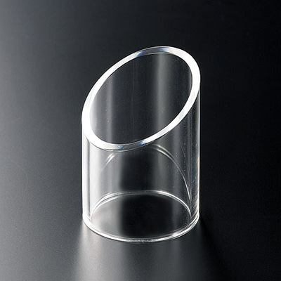 えいむ アクリル竹型伝票立て クリア DT-1 1個(ご注文単位1個)【直送品】