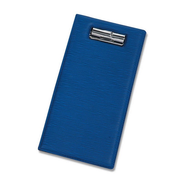 えいむ レザータッチ グルーブ伝票ホルダー ブルー BH-110 1冊(ご注文単位1冊)【直送品】