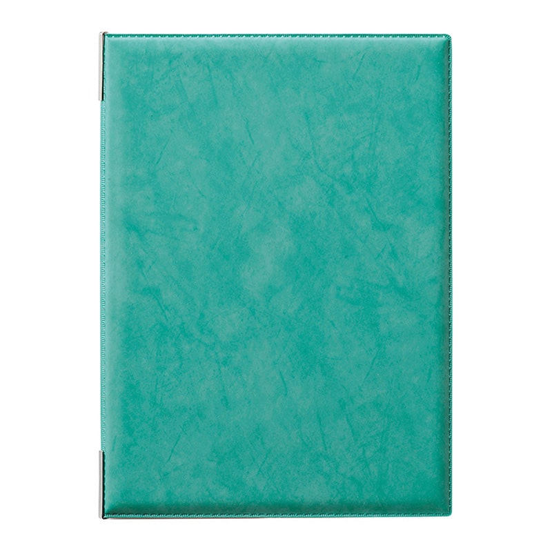 えいむ マーブルスマートメニューブック 大 A4 グリーン BB-411 1冊（ご注文単位1冊）【直送品】