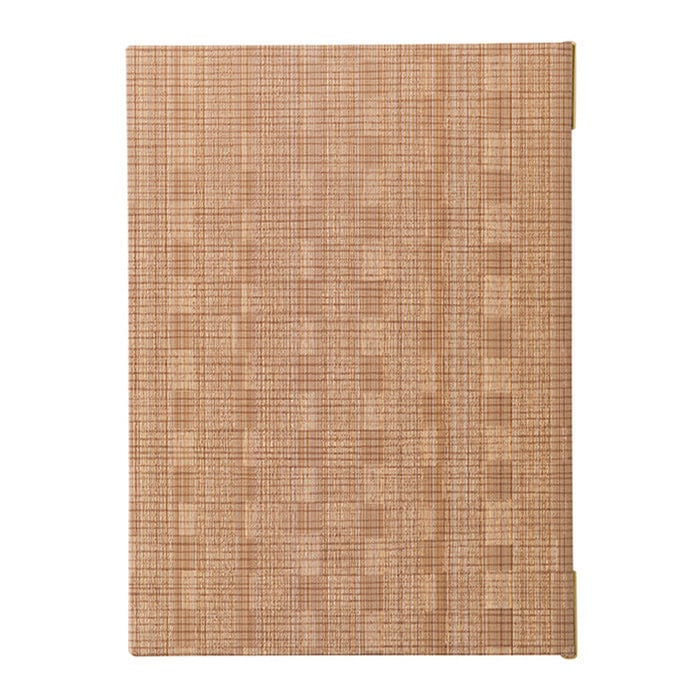 えいむ メッシュメニューブック 大 A4 ブラウン MB-541 1冊（ご注文単位1冊）【直送品】