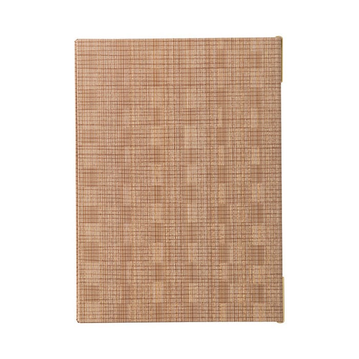 えいむ メッシュメニューブック 中 B5 ブラウン MB-542 1冊（ご注文単位1冊）【直送品】