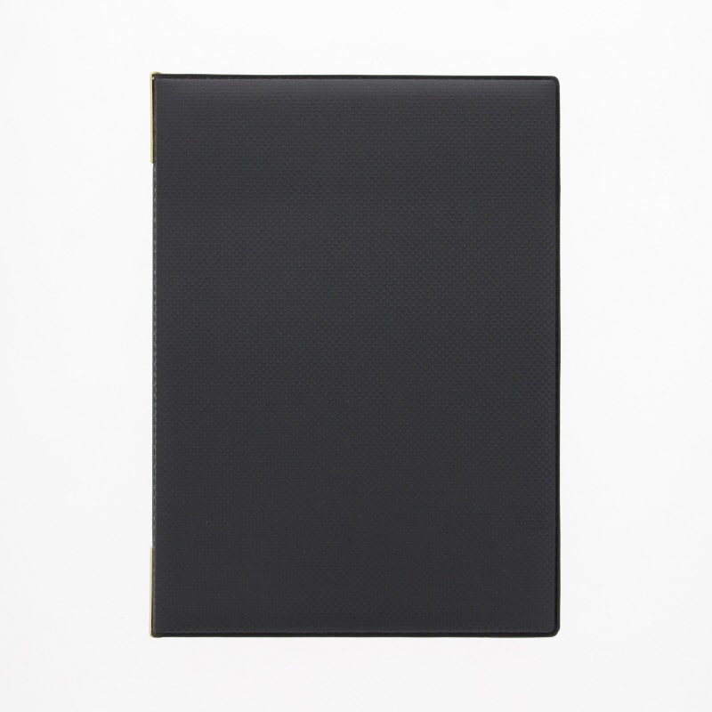 えいむ カーボンタイプメニューブック 中 B5 ブラック LB-932 1冊（ご注文単位1冊）【直送品】