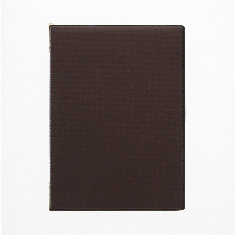 えいむ カーボンタイプメニューブック 中 B5 ブラウン LB-932 1冊（ご注文単位1冊）【直送品】