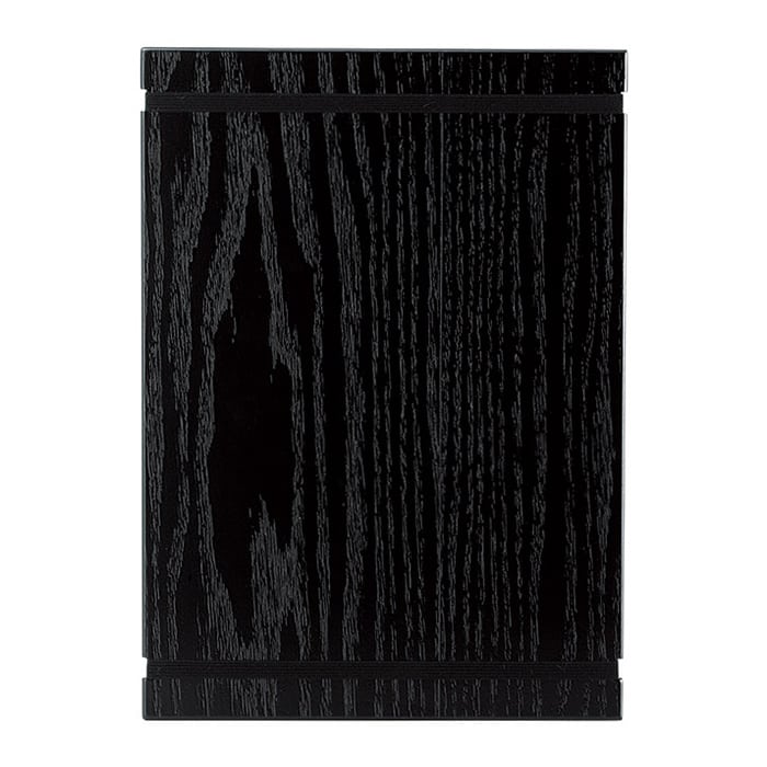 えいむ MDFバンド式メニューブックボード A4型 ブラック BMB-A4 1冊（ご注文単位1冊）【直送品】