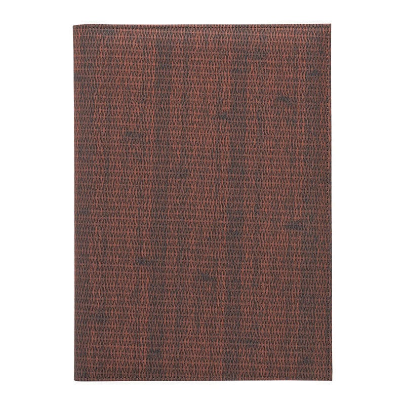 えいむ いぐさタイプメニューブック 大 A4 ダークブラウン CLB-421B 1冊（ご注文単位1冊）【直送品】