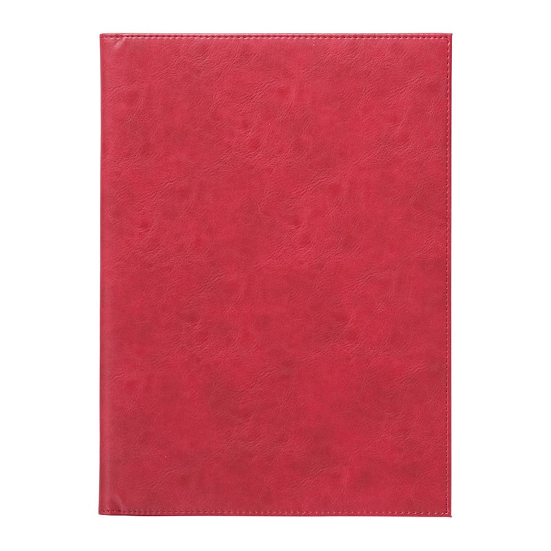 えいむ レザータッチ 内蔵型ピンホールメニューブック A4 大 エンジ CLB-451 1冊（ご注文単位1冊）【直送品】