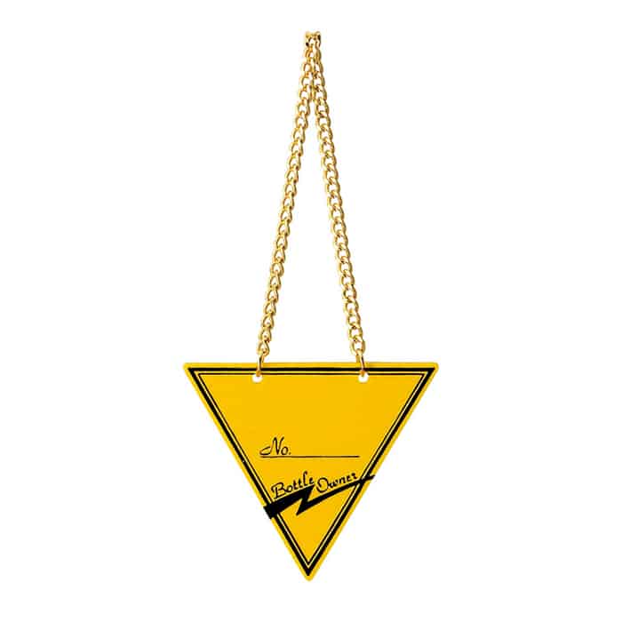 えいむ ボトル札 三角 イエロー 10枚入 NP-3 1束（ご注文単位1束）【直送品】