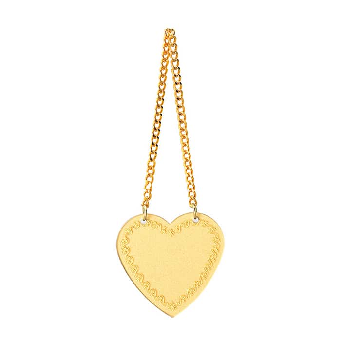 えいむ ハート型ボトル札 ゴールド 10枚入 NP-7 1束（ご注文単位1束）【直送品】