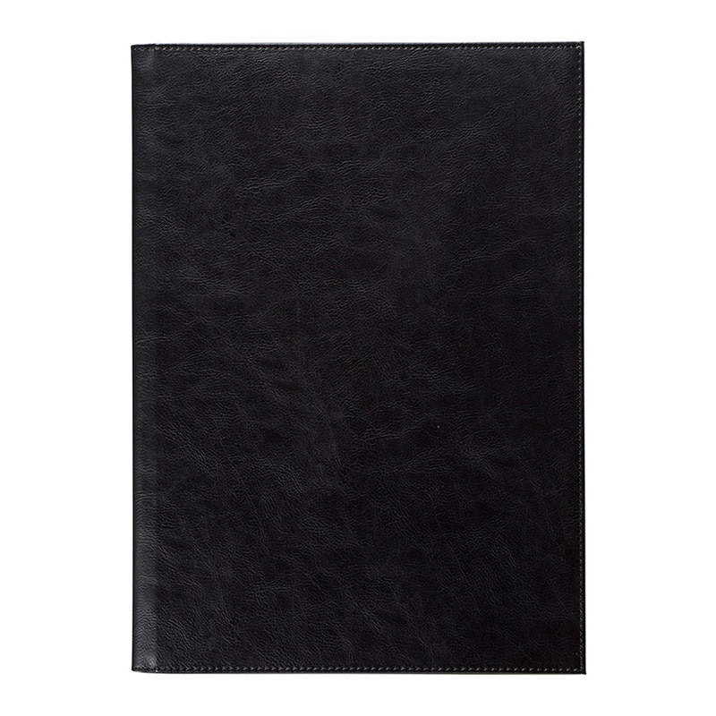 えいむ レザータッチ 内蔵型ピンホールメニューブック 特大 B4 黒 CLB-470 1冊（ご注文単位1冊）【直送品】