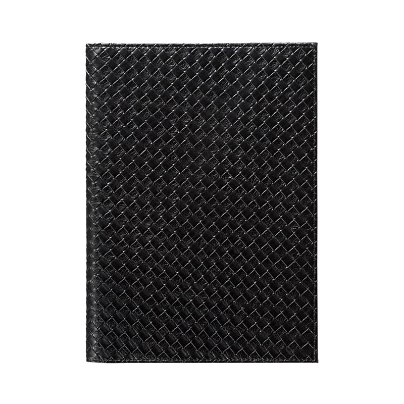 えいむ メッシュレザータッチメニューブック 中 B5 黒 CLB-492 1冊（ご注文単位1冊）【直送品】