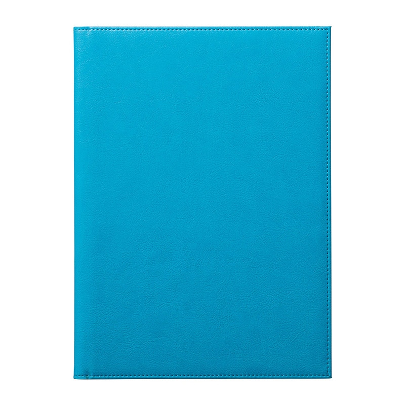 えいむ レザータッチメニューブック A4 大 スカイブルー CLB-801 1冊(ご注文単位1冊)【直送品】