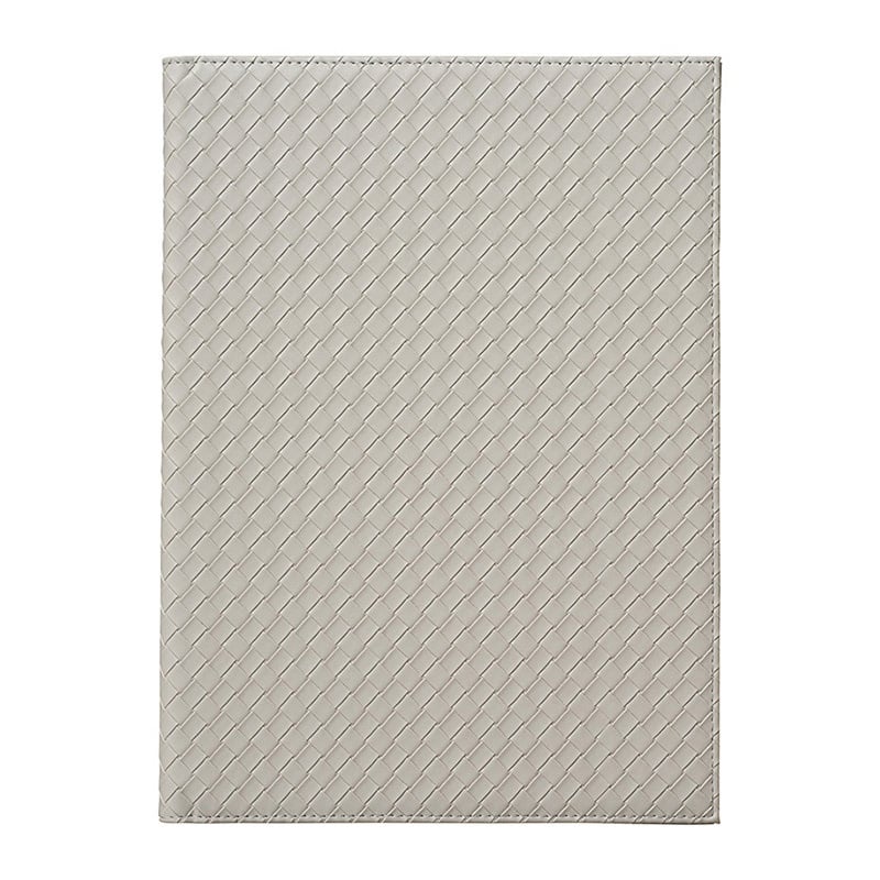 えいむ メッシュレザータッチメニューブック 大 A4 グリーングレイ CLB-491N 1冊（ご注文単位1冊）【直送品】