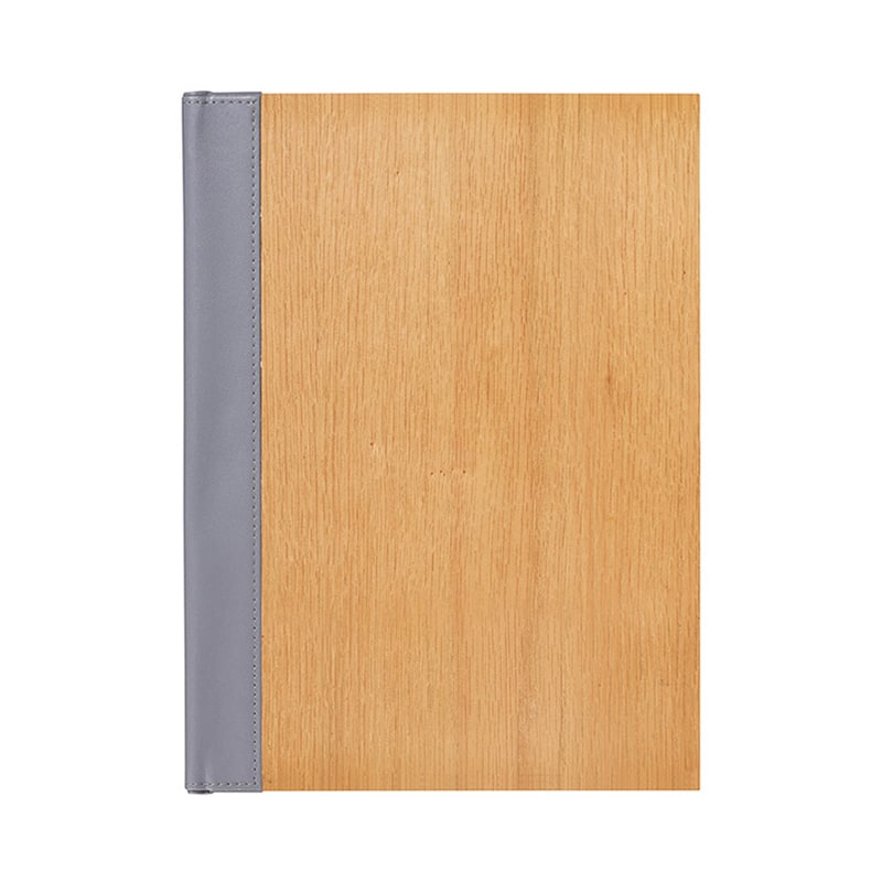 えいむ 木製インサイドピンホールメニューブック 中 B5 ナチュラル WB-812 1冊（ご注文単位1冊）【直送品】