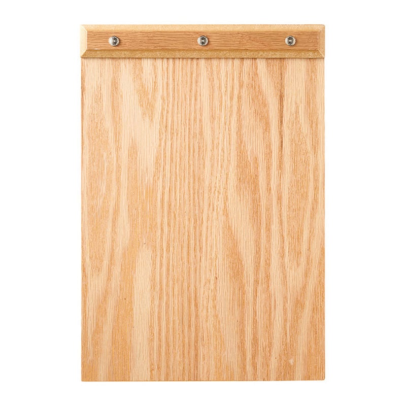 えいむ 木製ビスメニューブック A4片面 ナチュラル BWB-A4W 1冊（ご注文単位1冊）【直送品】