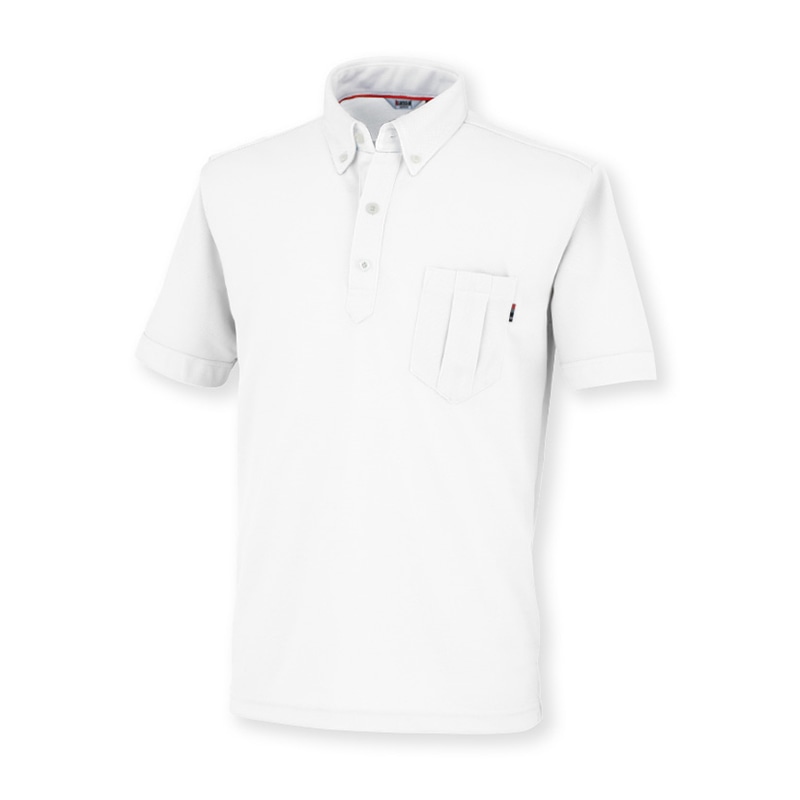 カンサイユニフォーム　半袖ポロシャツ ホワイト　LL 00573 1枚（ご注文単位1枚）【直送品】