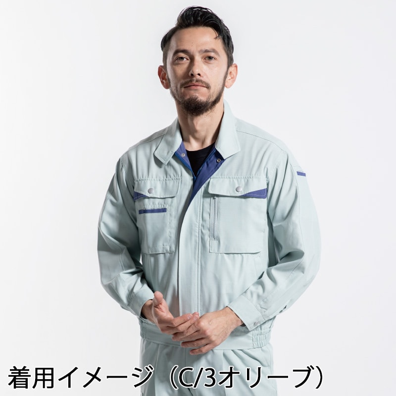 DAIRIKI　長袖ブルゾン ネイビー　M 07002 1枚（ご注文単位1枚）【直送品】