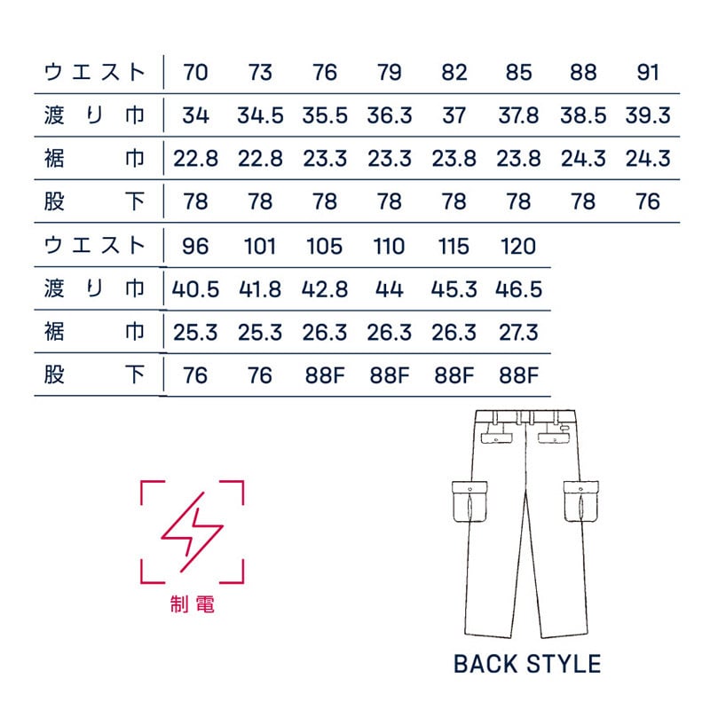 DAIRIKI　カ-ゴパンツ ネイビー　96 00996 1枚（ご注文単位1枚）【直送品】