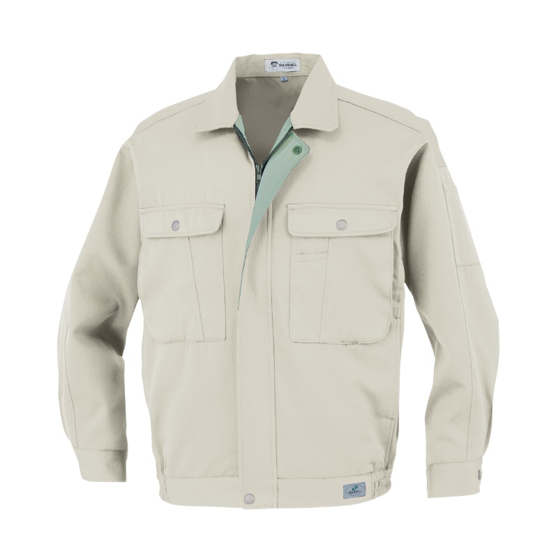 DAIRIKI ブルゾン ベージュ LL 07372 1枚(ご注文単位1枚)【直送品】