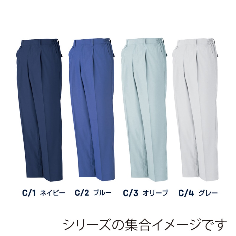 DAIRIKI スラックス ブルー M 07005 1枚(ご注文単位1枚)【直送品】