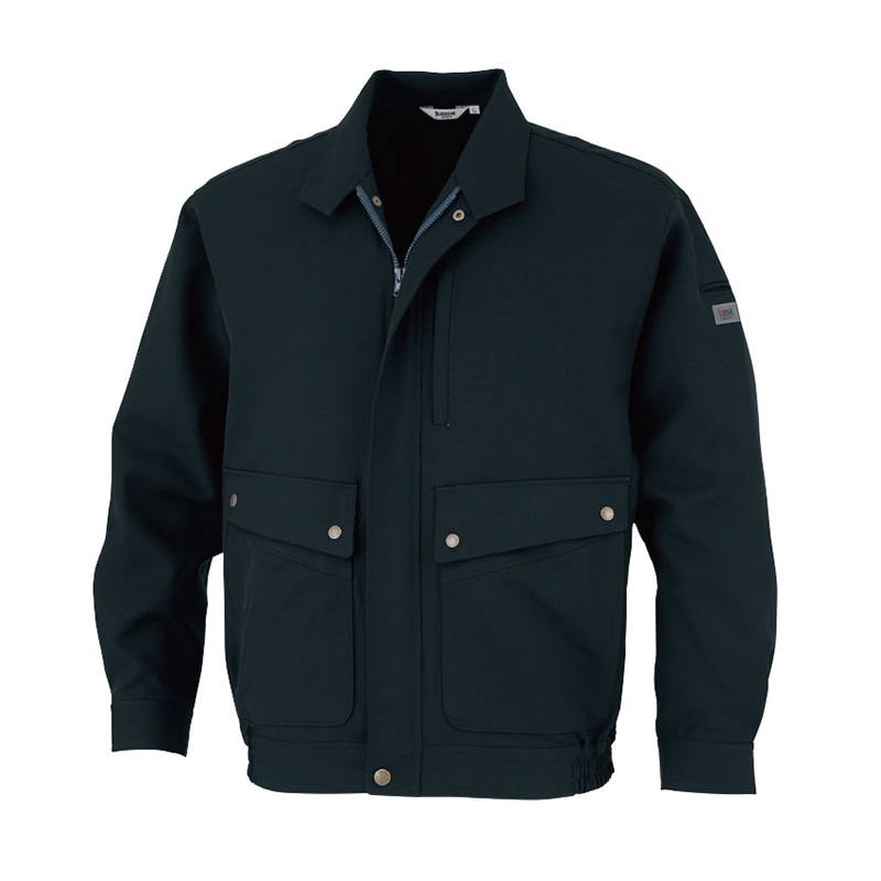 カンサイユニフォーム 長袖ブルゾン クロ M 30912 1枚(ご注文単位1枚)【直送品】