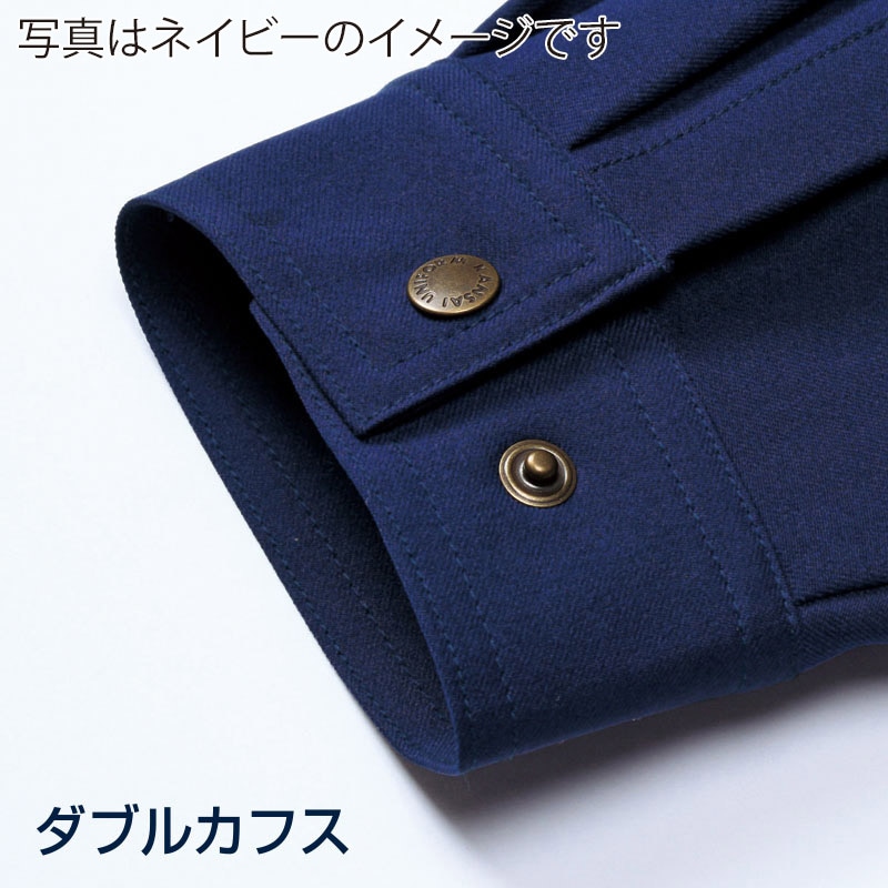 カンサイユニフォーム 長袖ブルゾン クロ L 30912 1枚(ご注文単位1枚)【直送品】