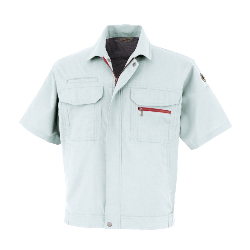 DAIRIKI　半袖ブルゾン グレー　M 22011 1枚（ご注文単位1枚）【直送品】