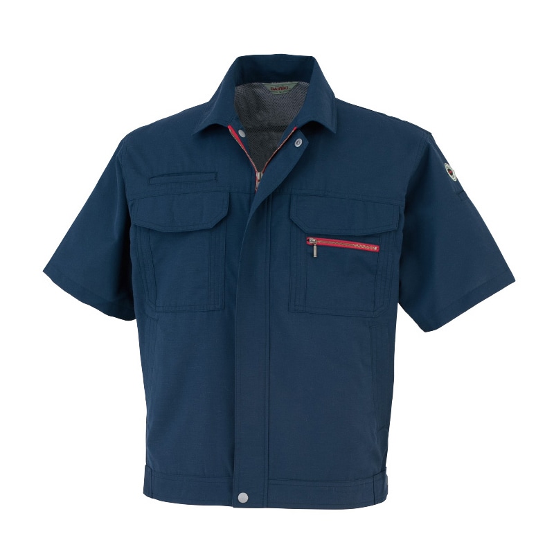 DAIRIKI　半袖ブルゾン ネイビー　L 22011 1枚（ご注文単位1枚）【直送品】