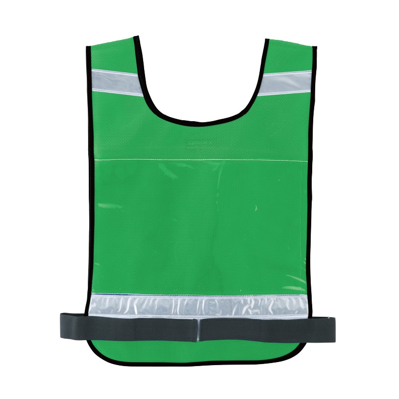 DAIRIKI　セクション反射ベスト グリーン 10091 1枚（ご注文単位1枚）【直送品】