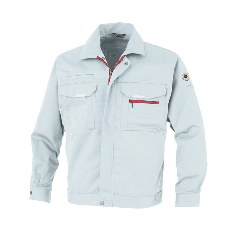 DAIRIKI 長袖ブルゾン 定王 グレー LL 11012 1枚(ご注文単位1枚)【直送品】