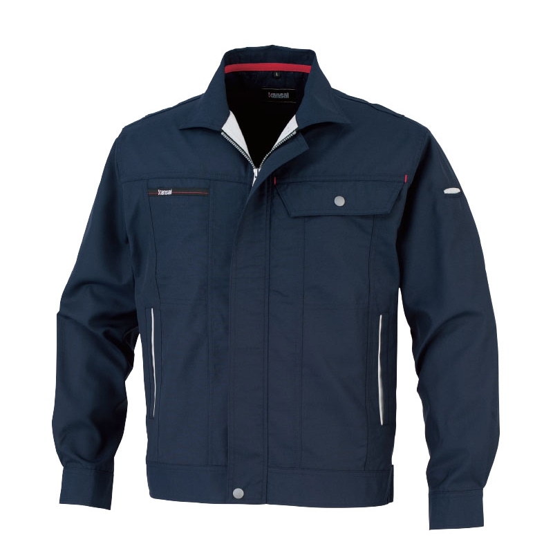 カンサイユニフォーム 長袖ブルゾン コン L 70012 1枚(ご注文単位1枚)【直送品】