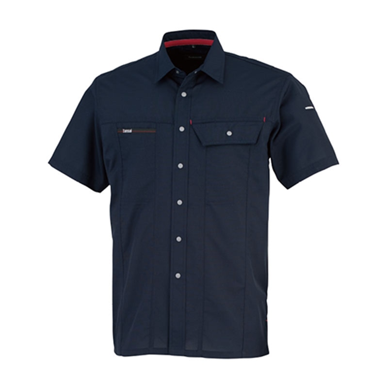 カンサイユニフォーム　半袖シャツ コン　LL 70023 1枚（ご注文単位1枚）【直送品】