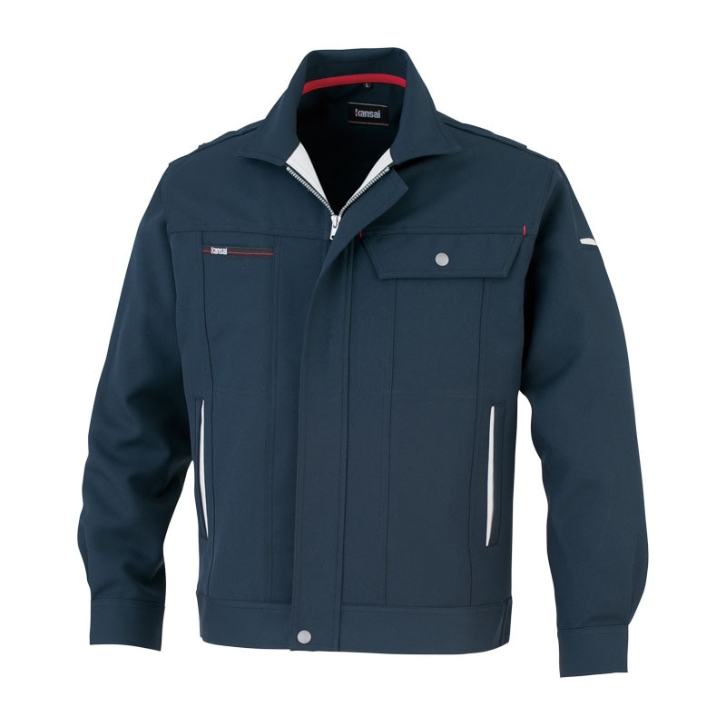 カンサイユニフォーム　長袖ブルゾン コン　LL 80012 1枚（ご注文単位1枚）【直送品】