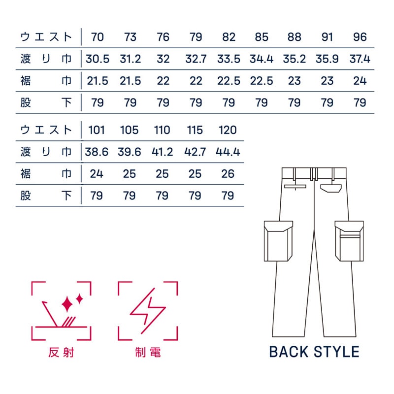 DAIRIKI カーゴパンツ 定王 アースグリーン 105 11016 1枚(ご注文単位1枚)【直送品】