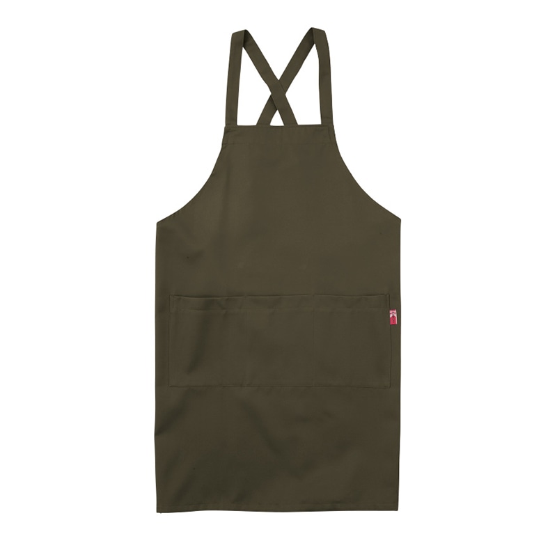 カンサイユニフォーム ベ-シックエプロン ブラウン 00011 1枚(ご注文単位1枚)【直送品】
