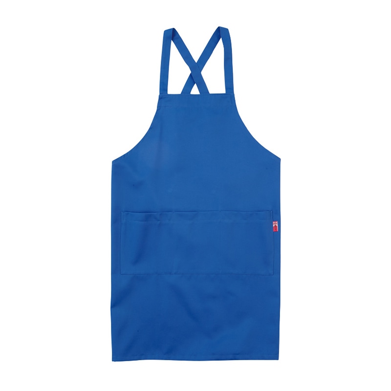 カンサイユニフォーム ベ-シックエプロン ブルー 00011 1枚(ご注文単位1枚)【直送品】
