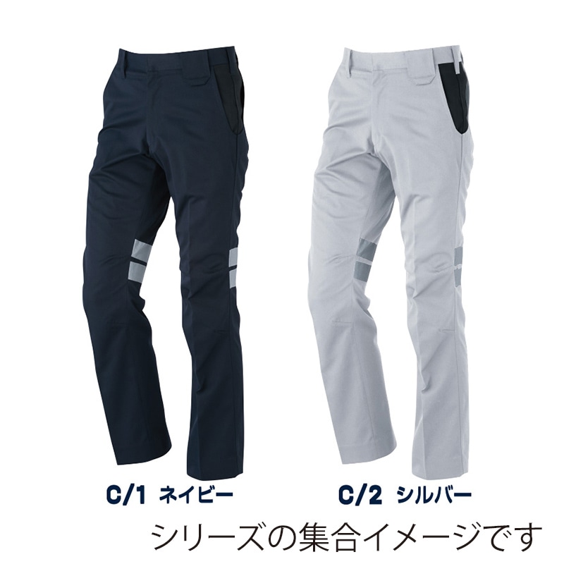 DAIRIKI　スラックス シルバー　76 31705 1枚（ご注文単位1枚）【直送品】