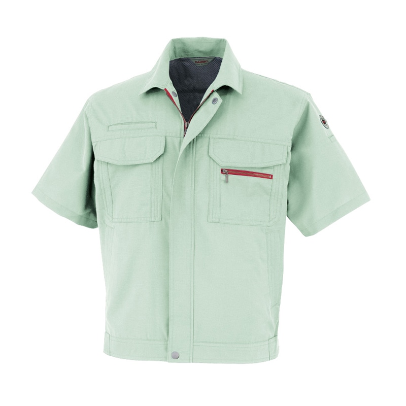 DAIRIKI 半袖ブルゾン アースグリーン M 22011 1枚(ご注文単位1枚)【直送品】