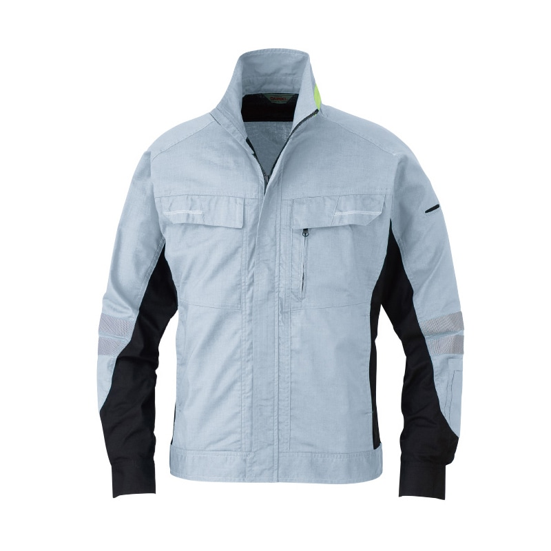 DAIRIKI 長袖ブルゾン シルバー L 30712 1枚(ご注文単位1枚)【直送品】