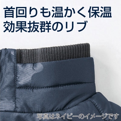 tASkfoRce　中綿エンボスベスト アーミーグリーン　L 01099 1枚（ご注文単位1枚）【直送品】