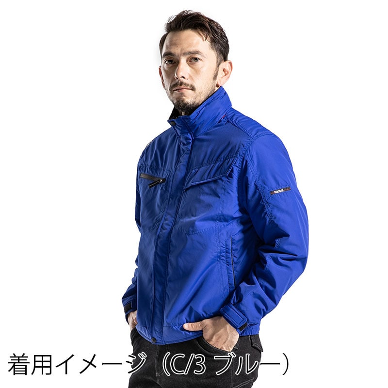 カンサイユニフォーム　軽防寒ジャンパー ネイビー　M 07210 1枚（ご注文単位1枚）【直送品】