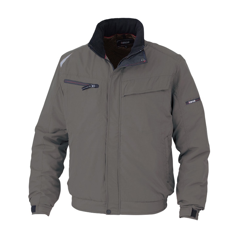 カンサイユニフォーム　軽防寒ジャンパー チャコール　LL 07210 1枚（ご注文単位1枚）【直送品】