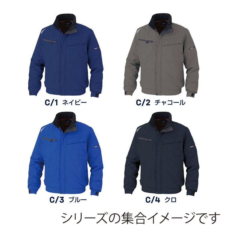 カンサイユニフォーム 軽防寒ジャンパー クロ S 07210 1枚(ご注文単位1枚)【直送品】