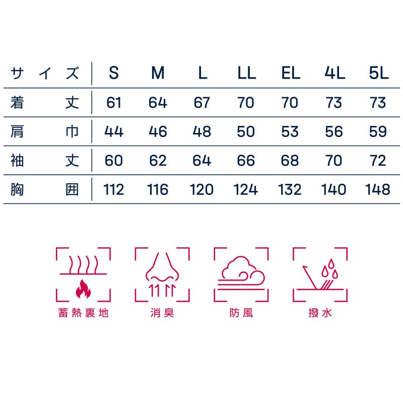 カンサイユニフォーム 軽防寒ジャンパー クロ S 07210 1枚(ご注文単位1枚)【直送品】