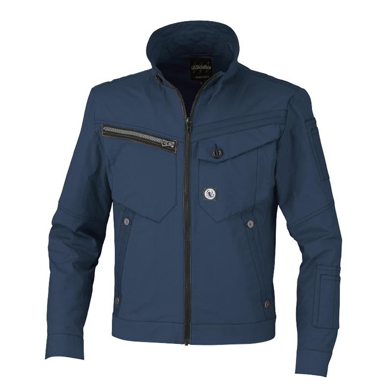 tASkfoRce 長袖ブルゾン ネイビー S 01221 1枚(ご注文単位1枚)【直送品】