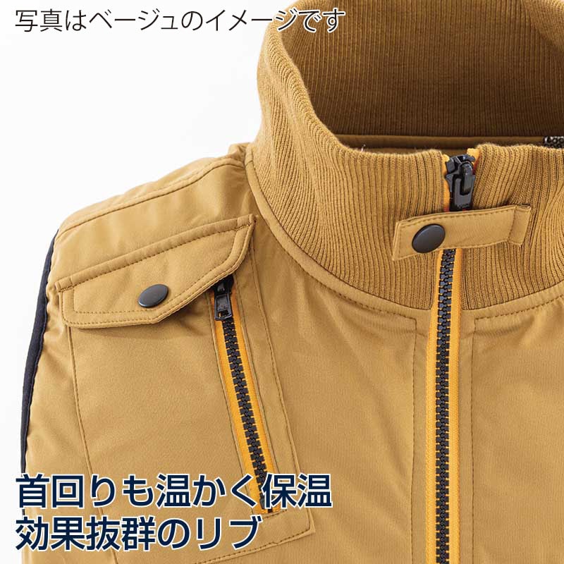 tASkfoRce 中綿ベスト クロ XO 00104 1枚(ご注文単位1枚)【直送品】