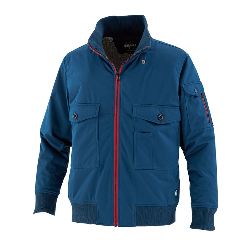 tASkfoRce　中綿ブルゾン ブルーグレー　S 00108 1枚（ご注文単位1枚）【直送品】