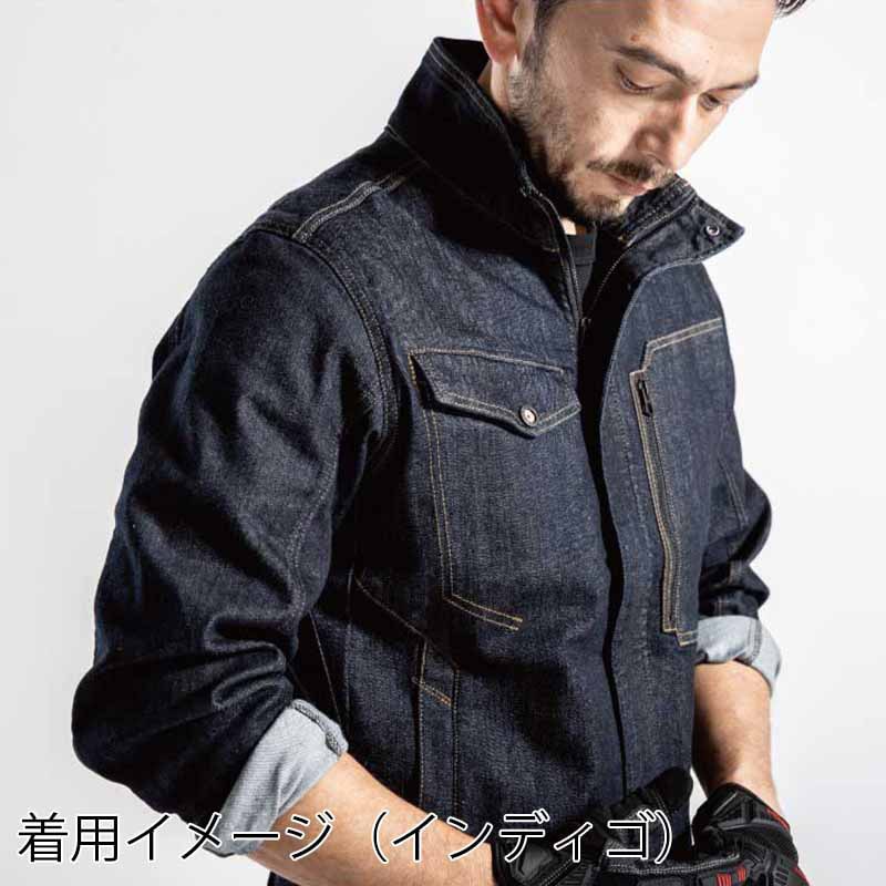 カンサイユニフォーム 長袖ブルゾン ブラック 3L 30012 1枚(ご注文単位1枚)【直送品】