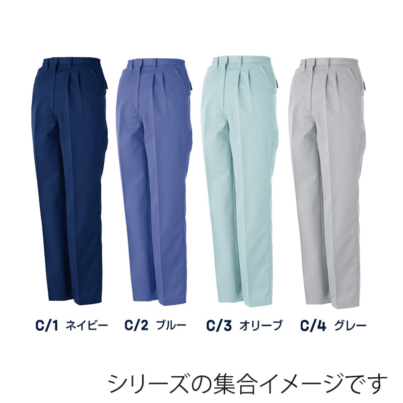 DAIRIKI　レディーススラックス グレー　M 16005 1枚（ご注文単位1枚）【直送品】