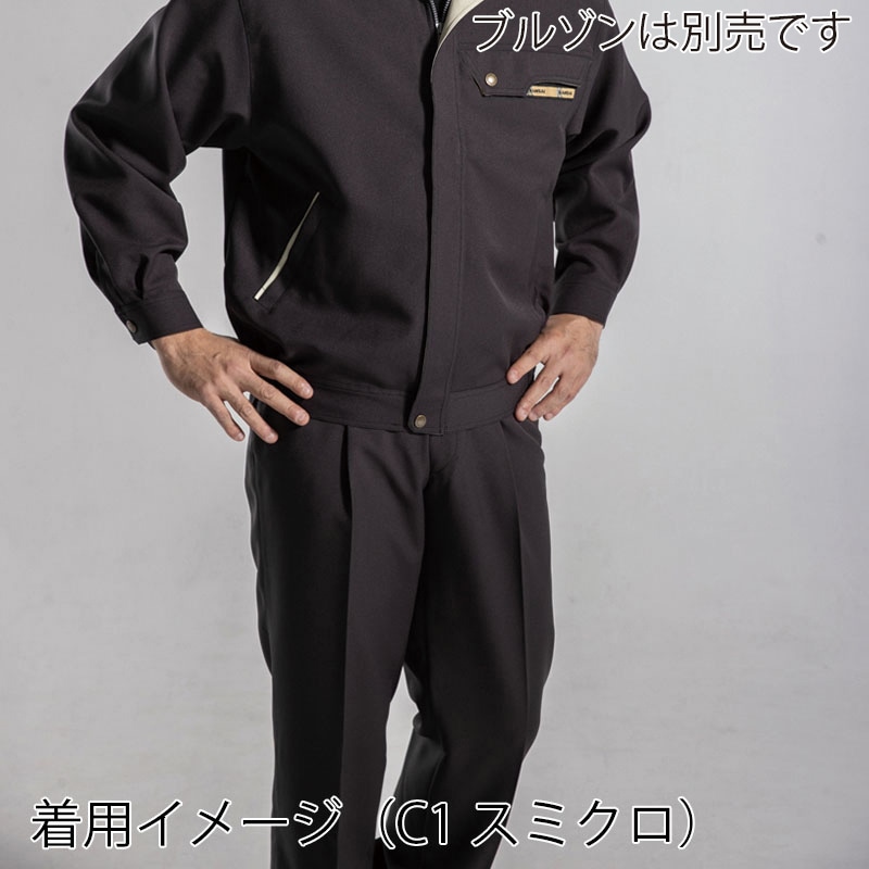 カンサイユニフォーム　スラックス グレー　115 20505 1枚（ご注文単位1枚）【直送品】