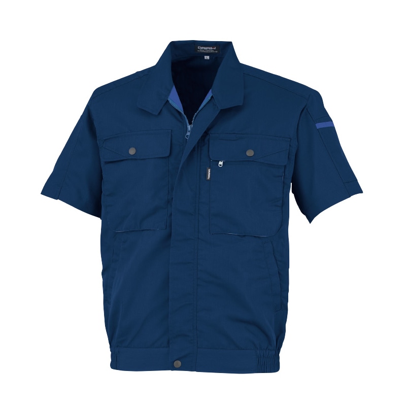 DAIRIKI　半袖ブルソン ネイビー　S 17001 1枚（ご注文単位1枚）【直送品】